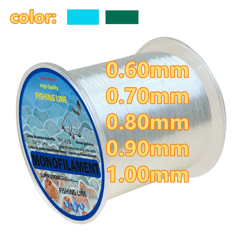 

100M Big Size Fishing Line Monofilament Sea Fishing Boat Fishing Big Fish Shark Line Saltwater Fishing Japanese Nylon Supplies