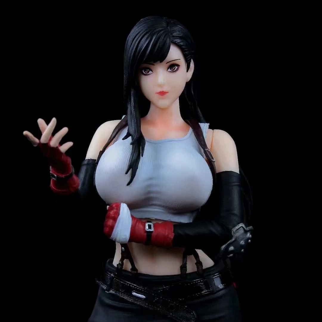 30cm New Anime Figure Tifa Lockhart Perimeter PVC Model Beautiful Girl Statue Desktop Decoration Ornaments Christmas Gifts Toys