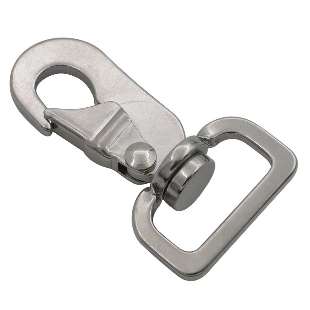 

Поворотный карабин из прочной нержавеющей стали 304 для кемпинга, походов, рыбалки, а также для поводков для животных и такелажных работ