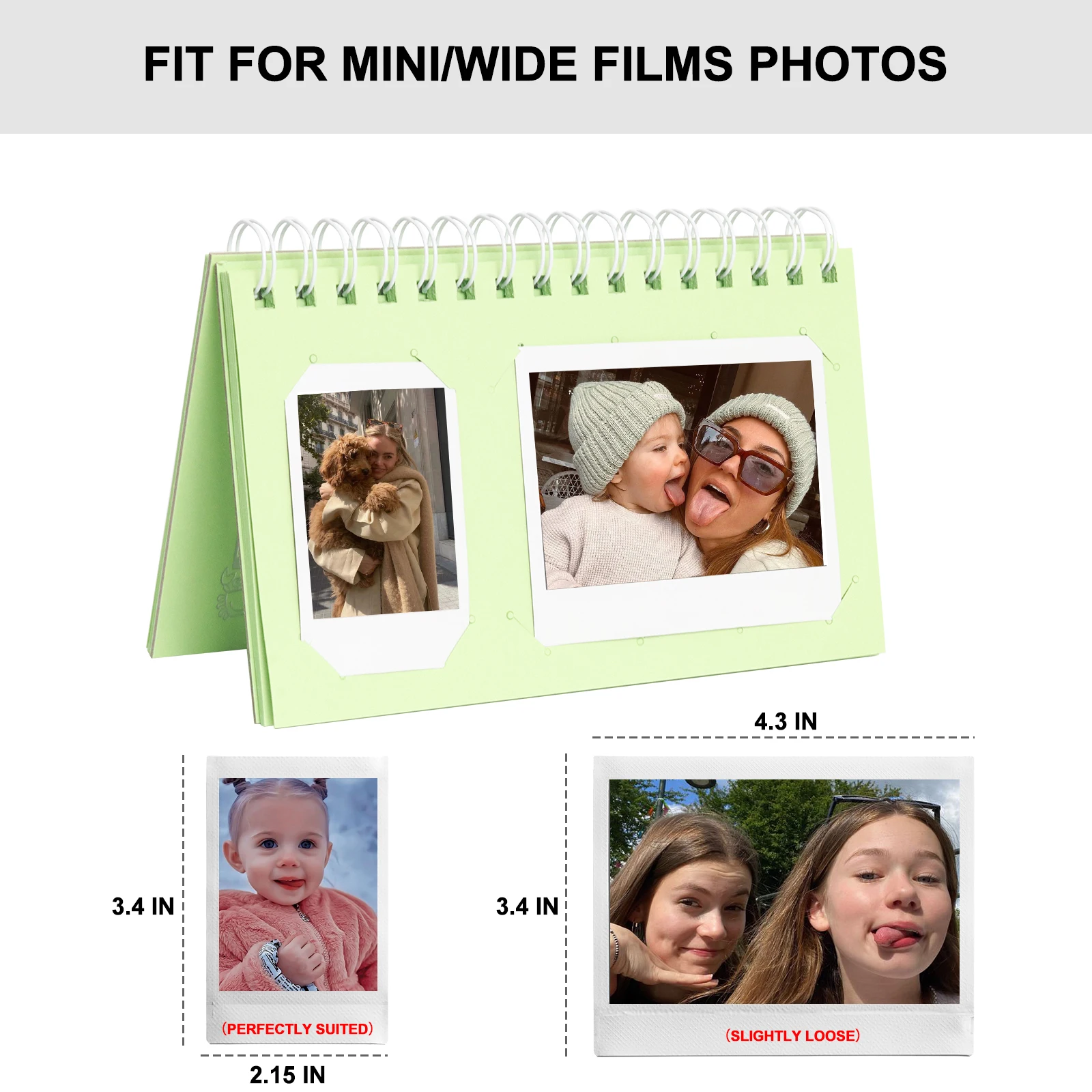 Фотоальбом Caiul с 60 карманами для Fujifilm Instax Mini 12 11 9 8 SE 7+ Evo9, мгновенная камера, 3-дюймовая пленка