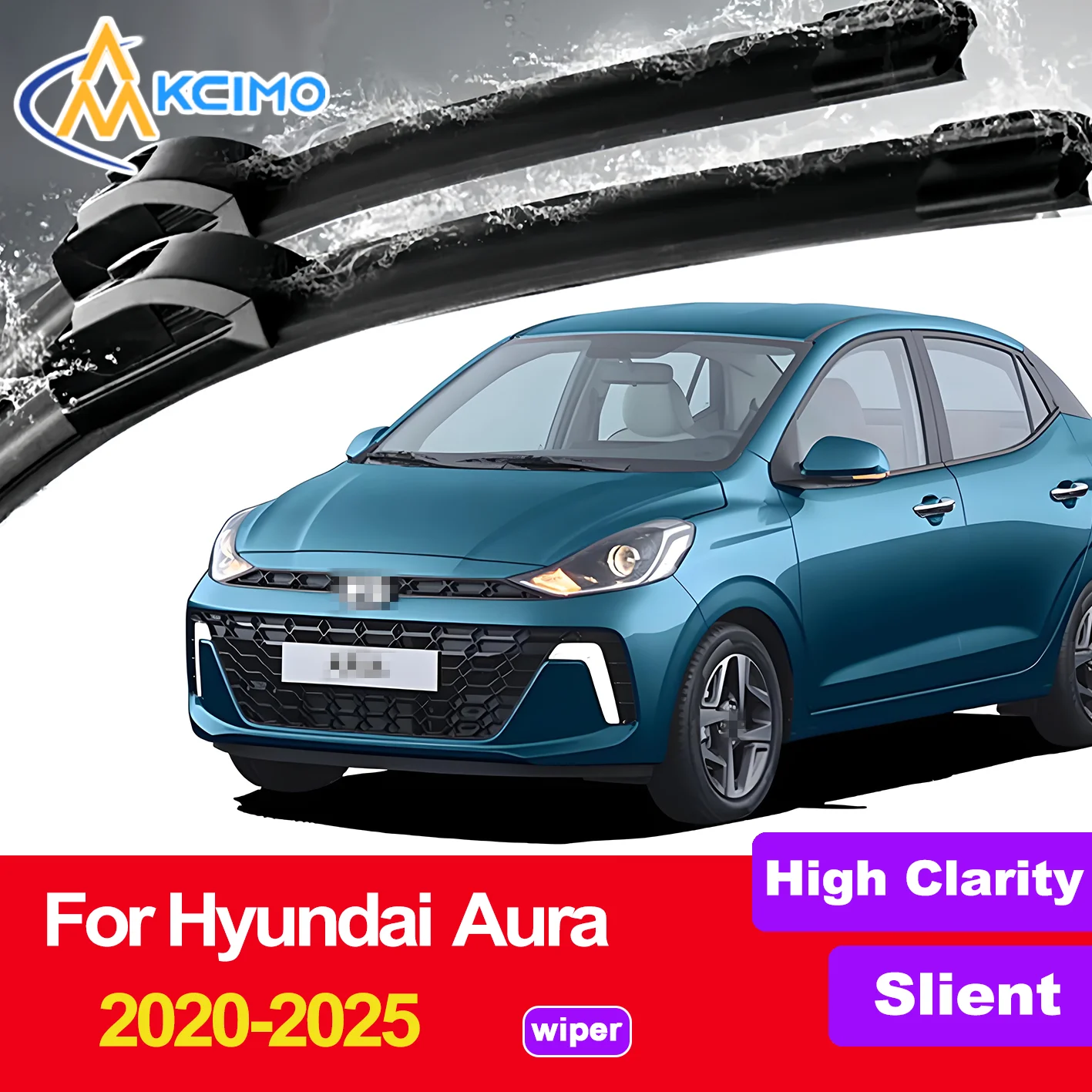

2PCS HD Car Windscreen Wipers for Hyundai Aura AI3 2020-2025 Hyundai Grand i10 sedan Front Windshield Accessories 2025 2024 2023
