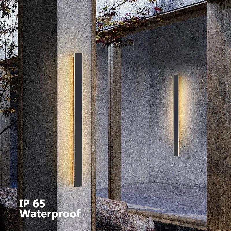 Waterproof LED long wall lamp, modern, ip65, outdoor lighting, garden, villa, balcony, lamp, decorative, 110 v,220v