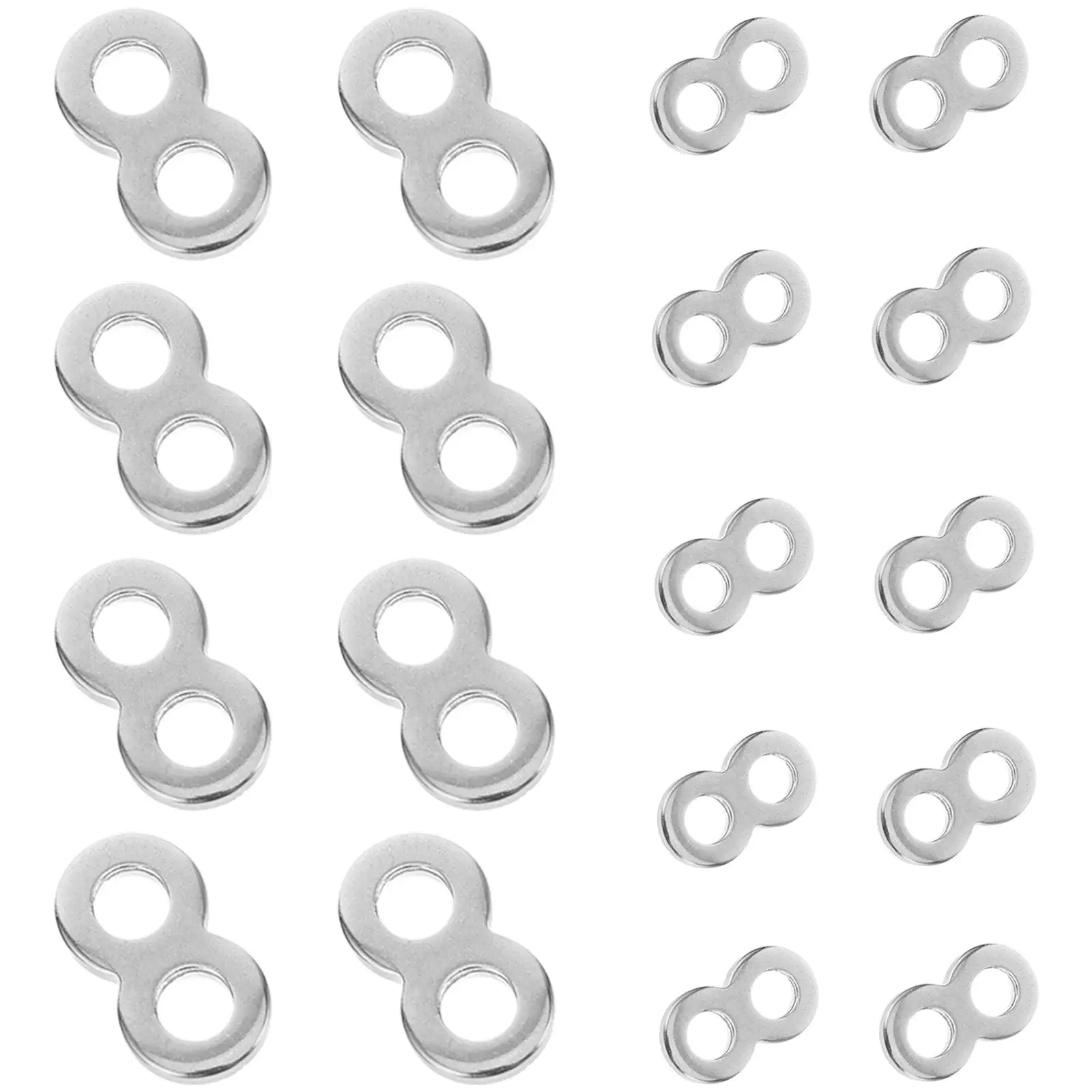 

20 pcs Figure Buckle Connector Stainless Steel Tabletop Desktop Desktop Fasteners Clips Fasteners Metal Clips Practical Useful