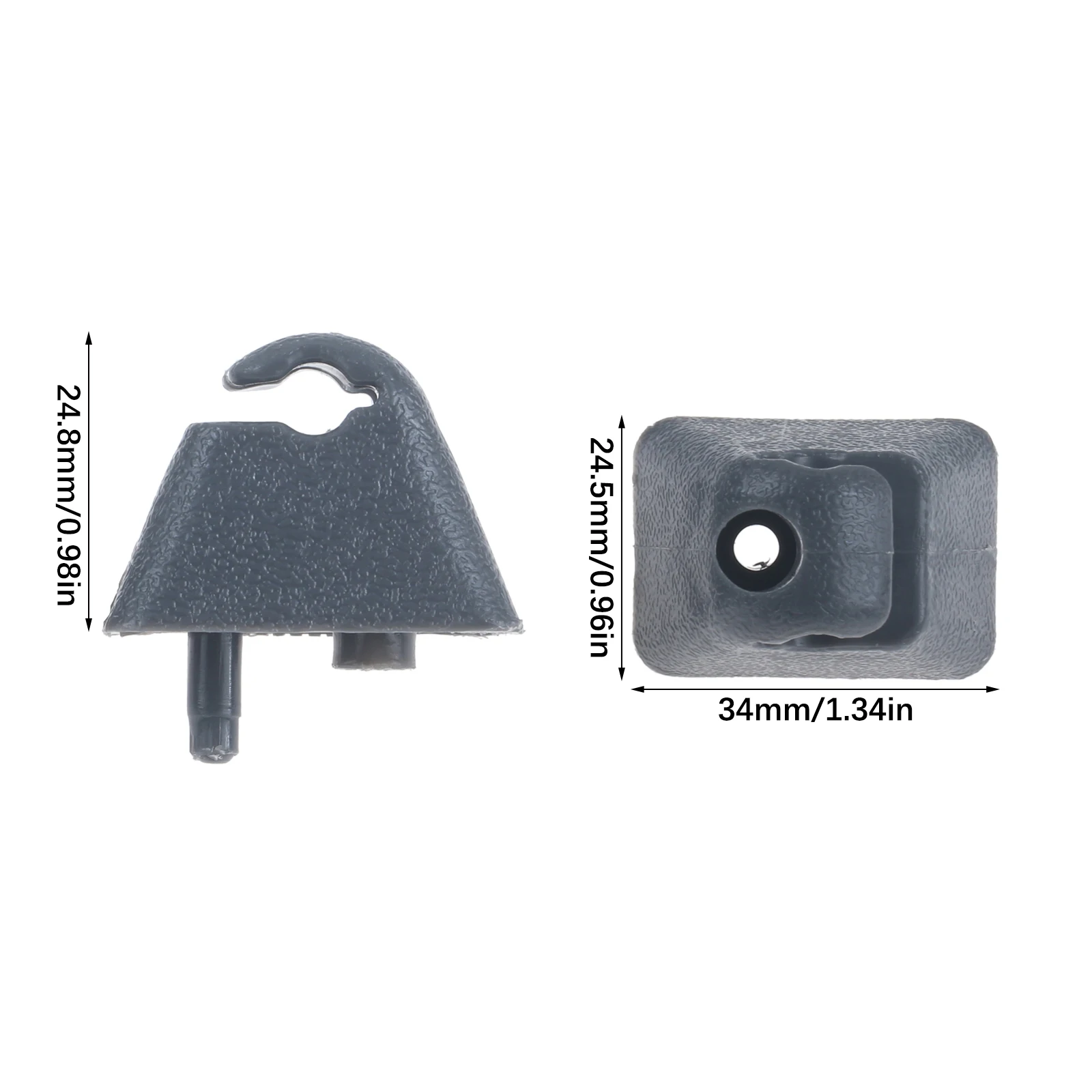 2Pcs Auto Sun Visor Clips Hook Mount Bracket Holder for Opel Vauxhall Vectra Vivaro Astra Corsa Combo B Senator Cavalier Carlton