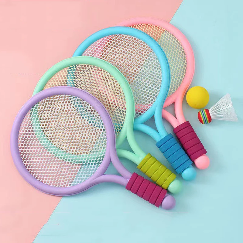 Racket Tennis for Children Outdoor Sports Badminton Racket Kindergarten Toy Set for 3-12years Old Badminton Sets