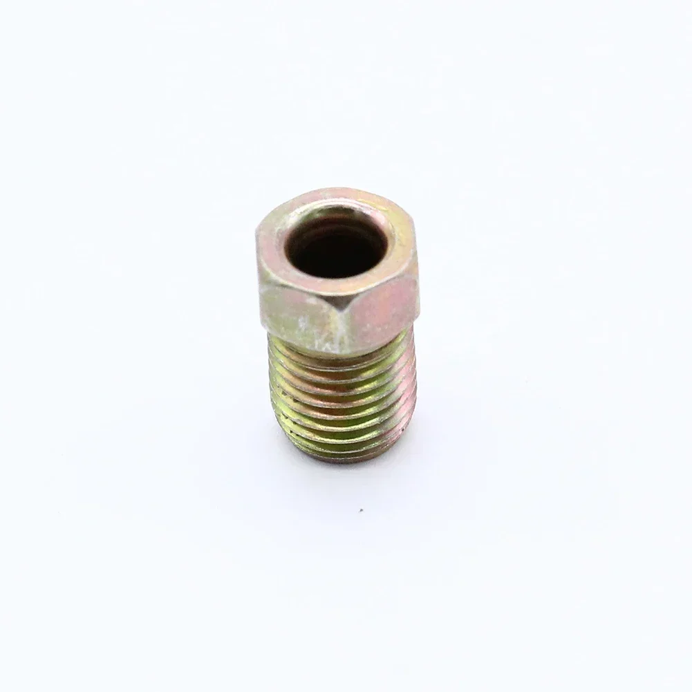 20 Pieces 3/8-24 Inverted Flare Tube Nuts Fits For 3/16 Inch Tube Brake Line Zinc Tube Nuts Useful