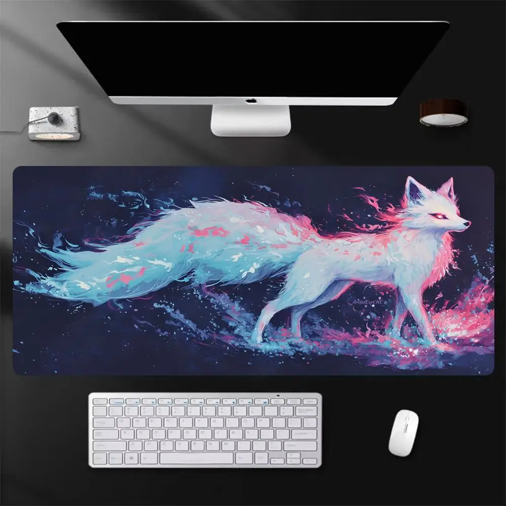 

Коврик для мыши B-Black Lion, большой игровой коврик для мыши с защитой по краям, утолщенный коврик для компьютерной клавиатуры, настольный коврик