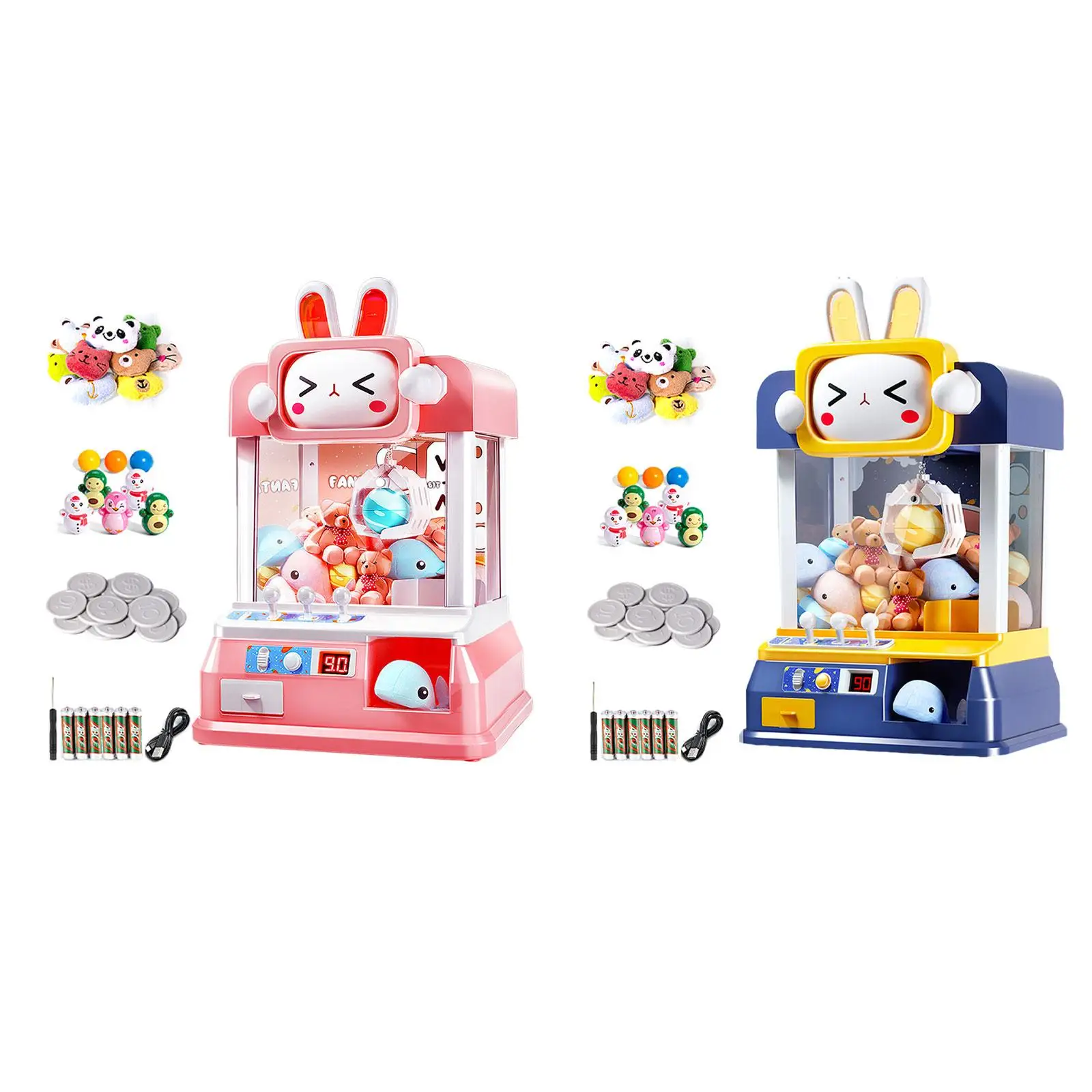 

Claw Machine Table Game Exciting Play Family Game Toy Prize Dispenser Vending