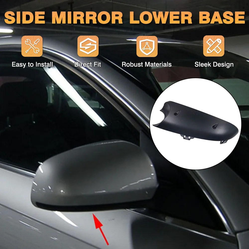 

Side Rearview Mirror Lower Holder Shell Bottom Cover for Audi A6 C6 2005-2008 A4 B6 B7 2001 2002 2003 2004 2005 2006 2007 2008