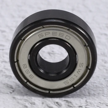 16 pz ceramica 608 cuscinetti 8 x22x7mm ABEC-11 Hybrid 6 White Zro2 Balls Skateboard cuscinetto pattinaggio rullo in linea