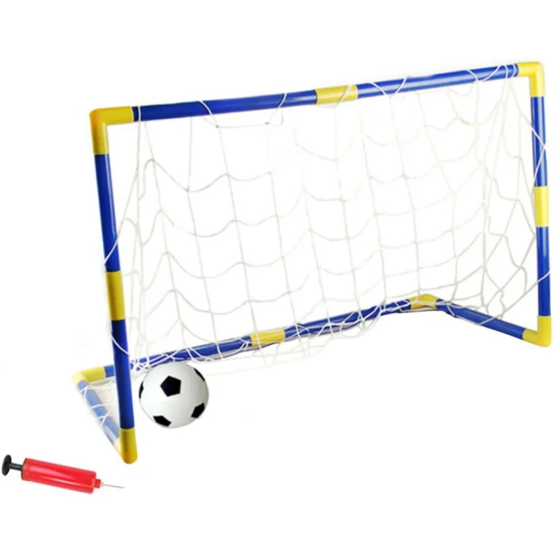 

Портативные футбольные ворота для тренировок на открытом воздухе, легкие сетчатые ворота для простой сборки, для занятий спортом и активного отдыха