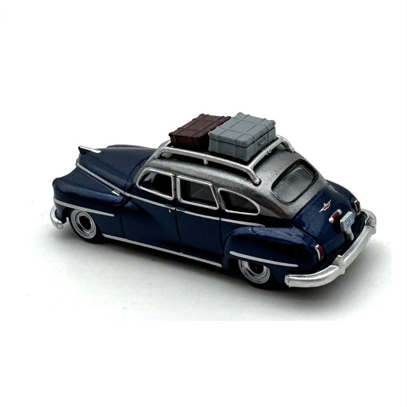 1:87 Scale Diecast Alloy The Desoto Station Wagon Toy Car Model Classic Adult Nostalgia Souvenir Collectible Gift Static Display