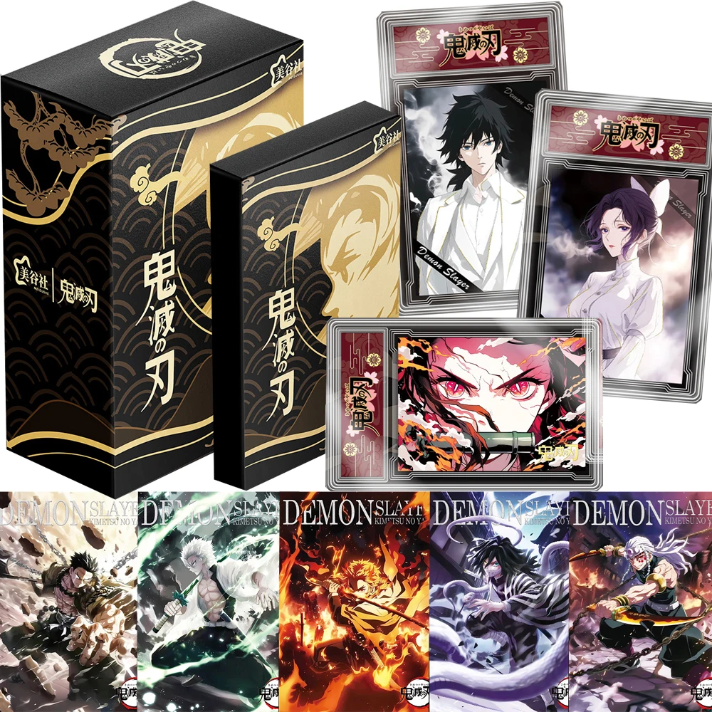 

Wholesale Demon Slayer Collection Card Bricks Anime Exquisite Cool and Unique Art Characters Exclusive Cards Toys Gifts for Kids