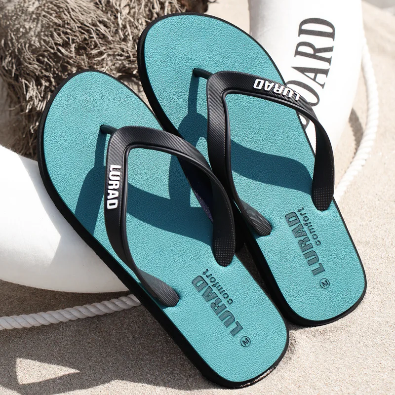

Summer Men's Slippers Flat Beach Sandals Unisex Fashion Flip Flops Outdoor Breathable Casual Men Sandalias Zapatos Para Hombres