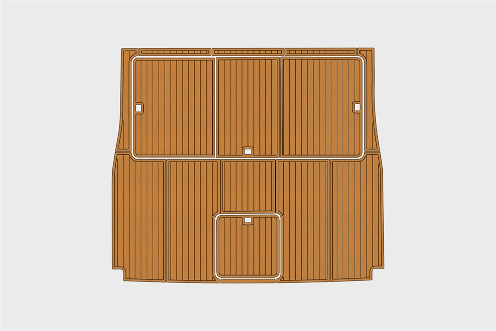 Eva foam Fuax teak seadek marine floor For Trojan 10m Cockpit 1/4