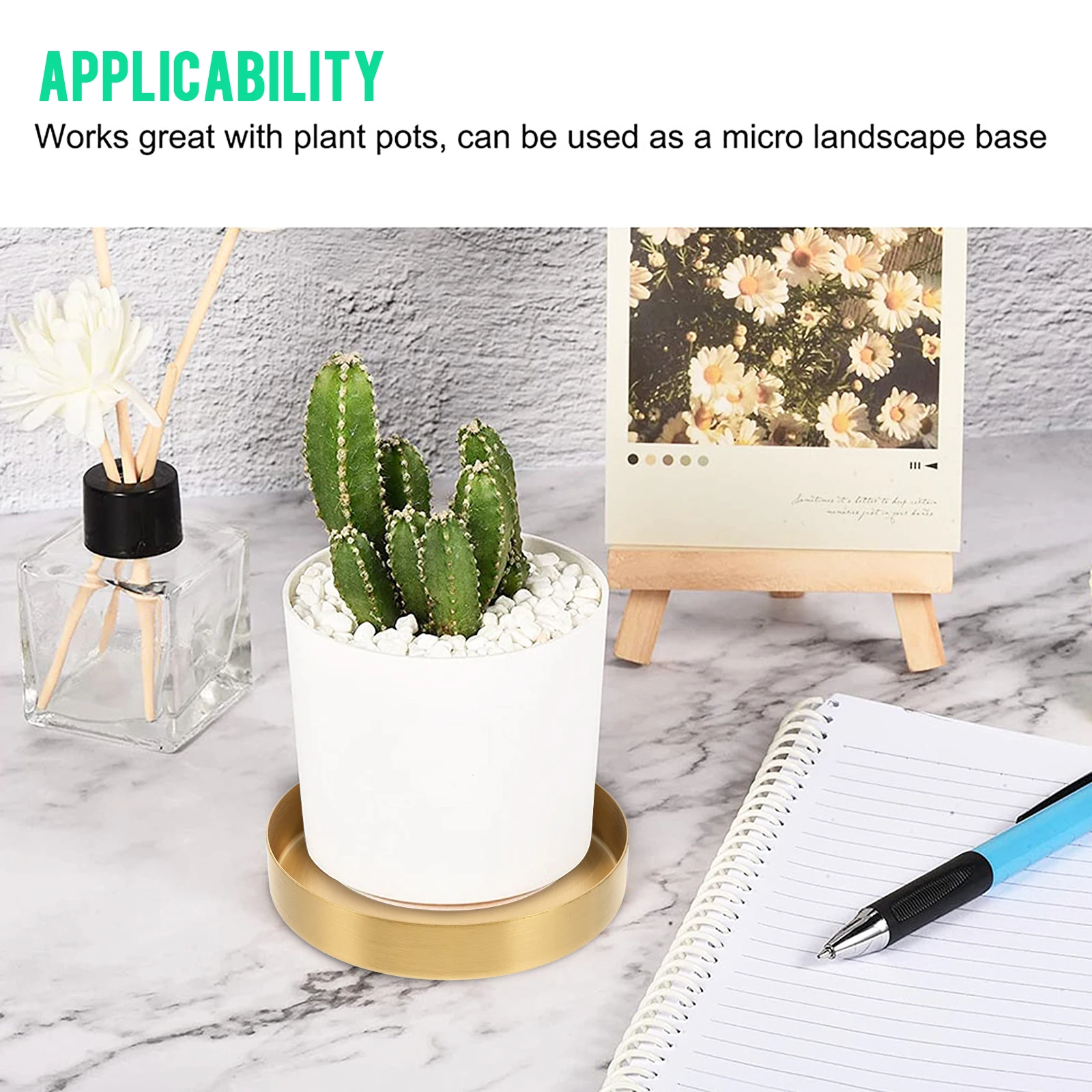 

Flower Pot Tray Drain Plates for Plants Bottom Watering Drainage Indoor Flowerpot Saucer Drip Trays Potted