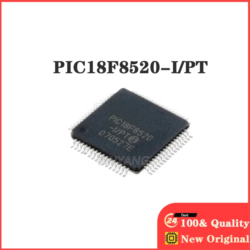 10pcs/lot PIC18F8520-I/PT PIC18F852  TQFP80  New Original Stock IC Electronic Components