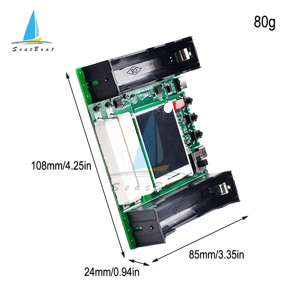 DC5V Type-C LCD Battery Capacity Tester MAh MWh for 18650 Lithium Battery Digital Measurement Module Battery Power Bank Detector