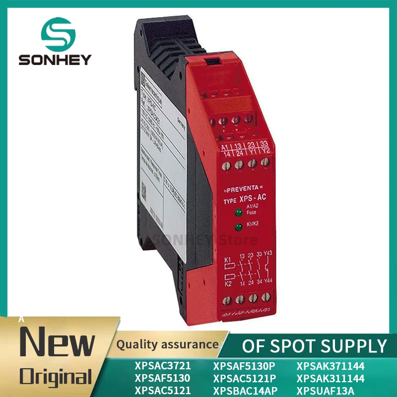 new Original Safety Relay XPSAC3721 XPSAF5130 XPSAC5121 XPSAF5130P XPSAC5121P XPSBAC14AP XPSAK371144  XPSAK311144 XPSUAF13A