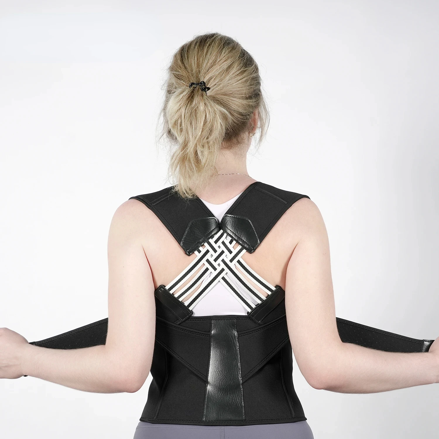 

Posture Corrector for Women and Men, Adjustable Shoulder Posture Brace, Back Straightener Posture, Used for Middle Upper Spine