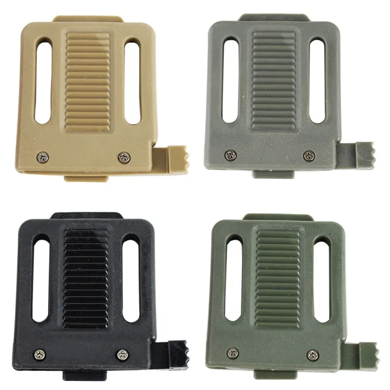 Airsoft Fast Helmaccessoires - Multifunctionele apparaatadapter, Picatinny-adapter en Wing-Loc-adapter, nylon touw voor geleiderails