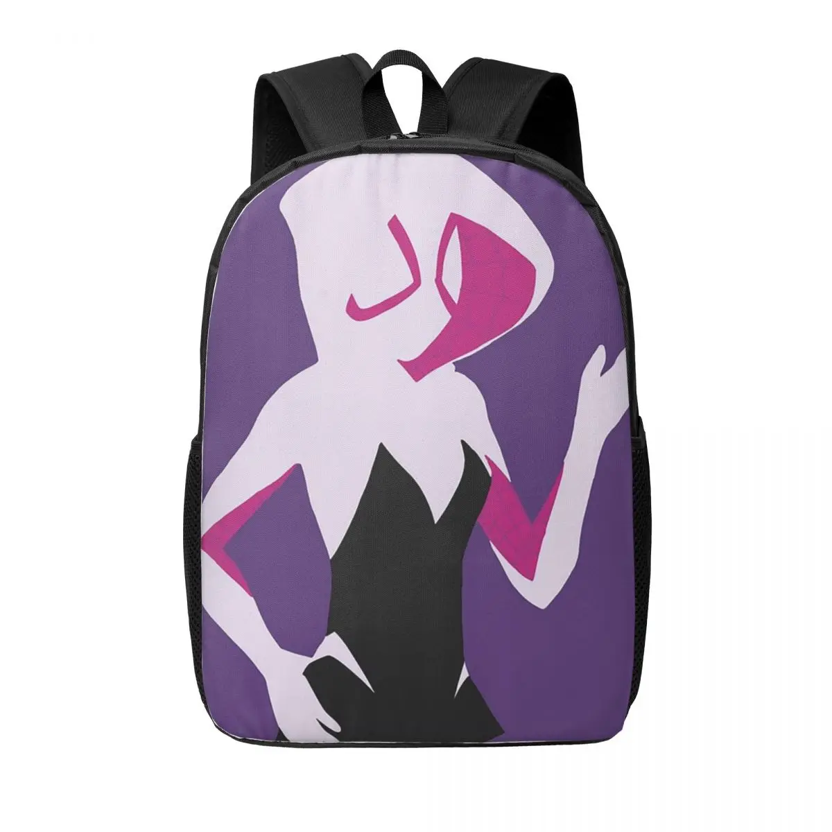 

Женские рюкзаки «Паук Гвен Spiderverse», сумка для книг для мальчиков и девочек, модные студенческие школьные сумки, портативный рюкзак для ноутбука, сумка на плечо