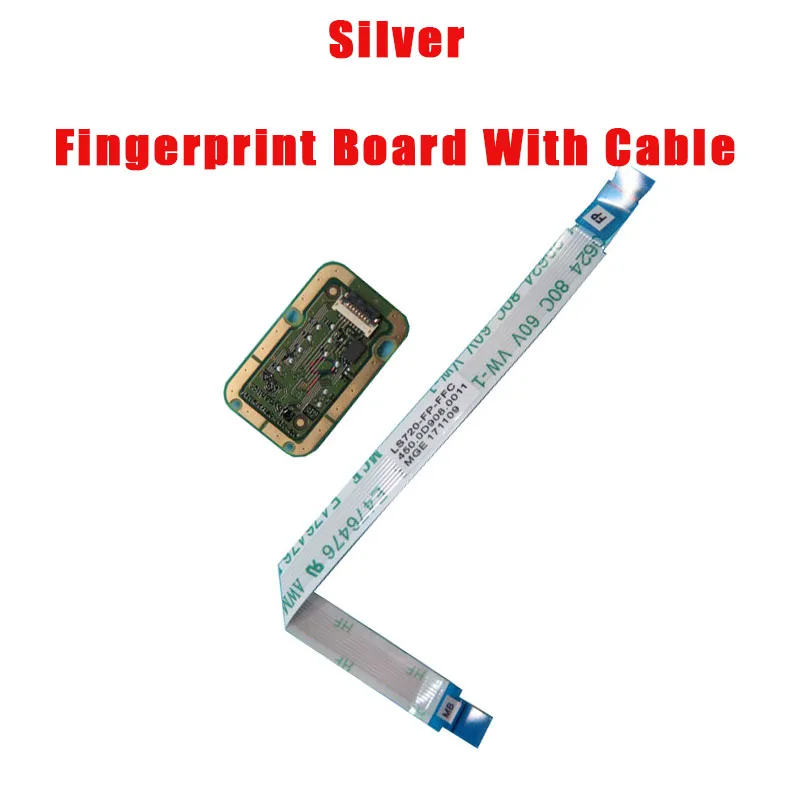 

Laptop Fingerprint Board For Lenovo For Ideapad 720S-15IKB 5F30Q62222 81AC With Cable Silver