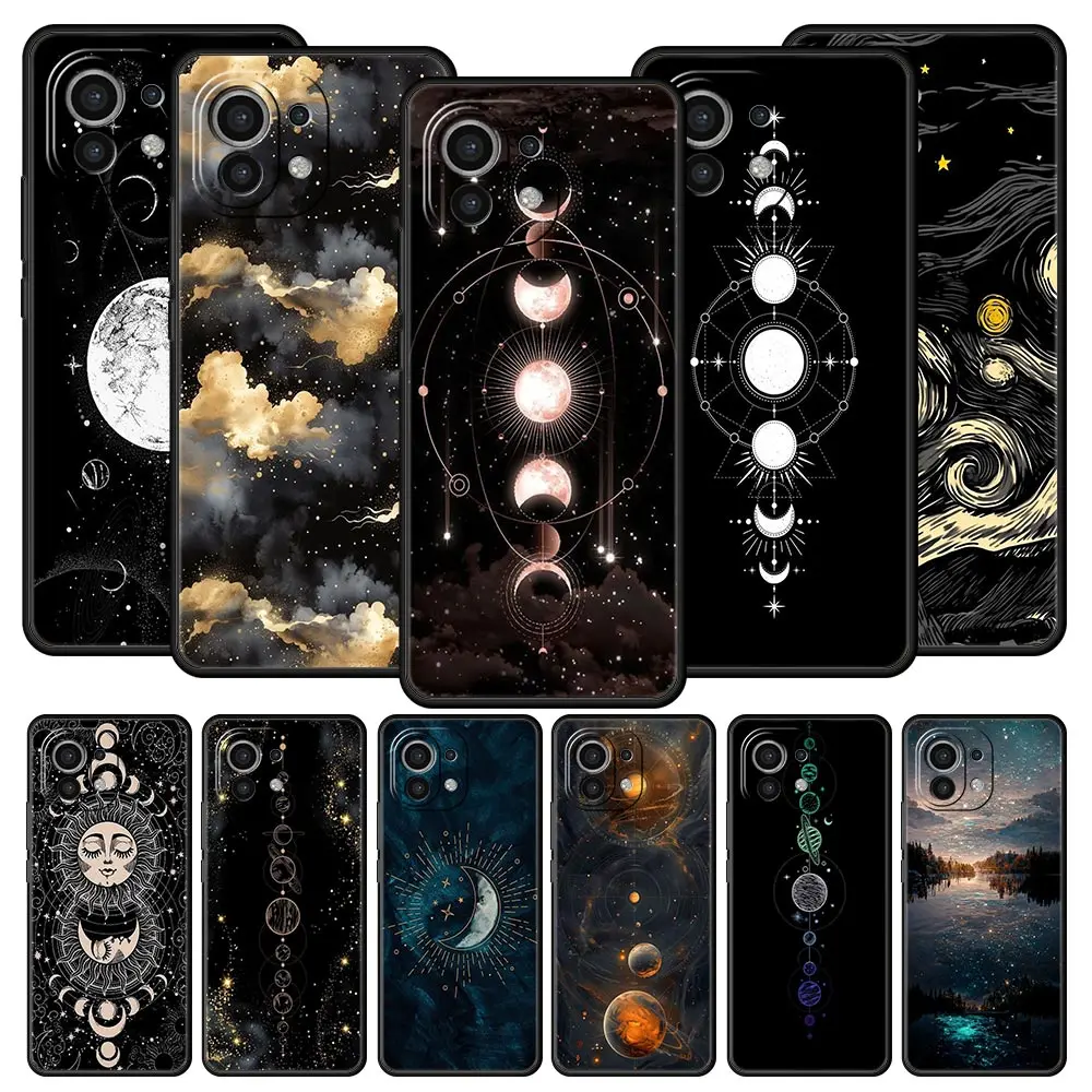 Planet and starry sky art Phone Case For Xiaomi 14 13T 12T Pro 12 13 11 Ultra Mi Note 10 Lite 10T 5G 11X Pro 11T 11i 9T Cover