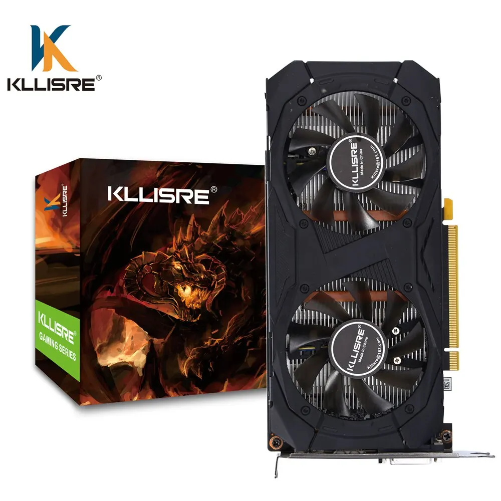 Kllisre Graphics Card GTX 1660 Super 6GB GDDR6 192 Bit PCI-E 3.0×16 Gaming GPU 1660S Video Card For Desktop 8Pin