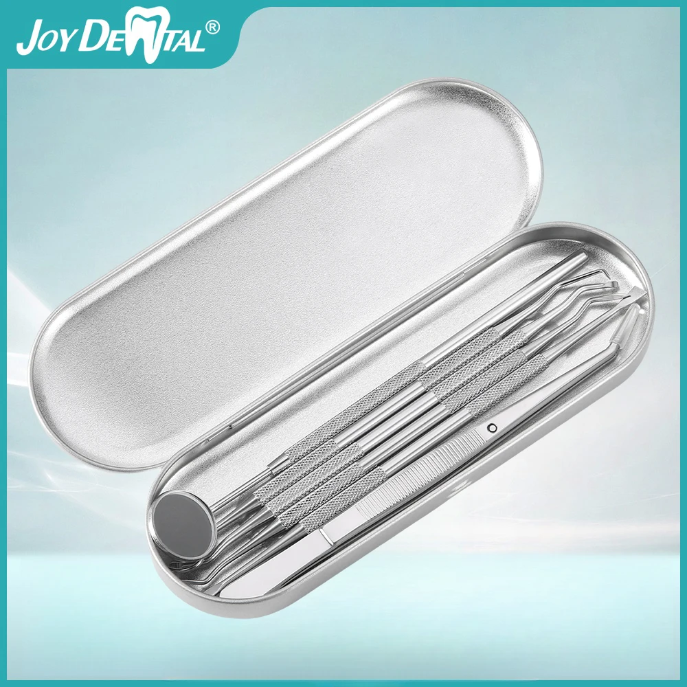

Dental Cleaning Tools Set Mouth Mirror Stainless Steel Tweezers Elbow Probe Dentists Instrument Teeth Whitening Dentistry