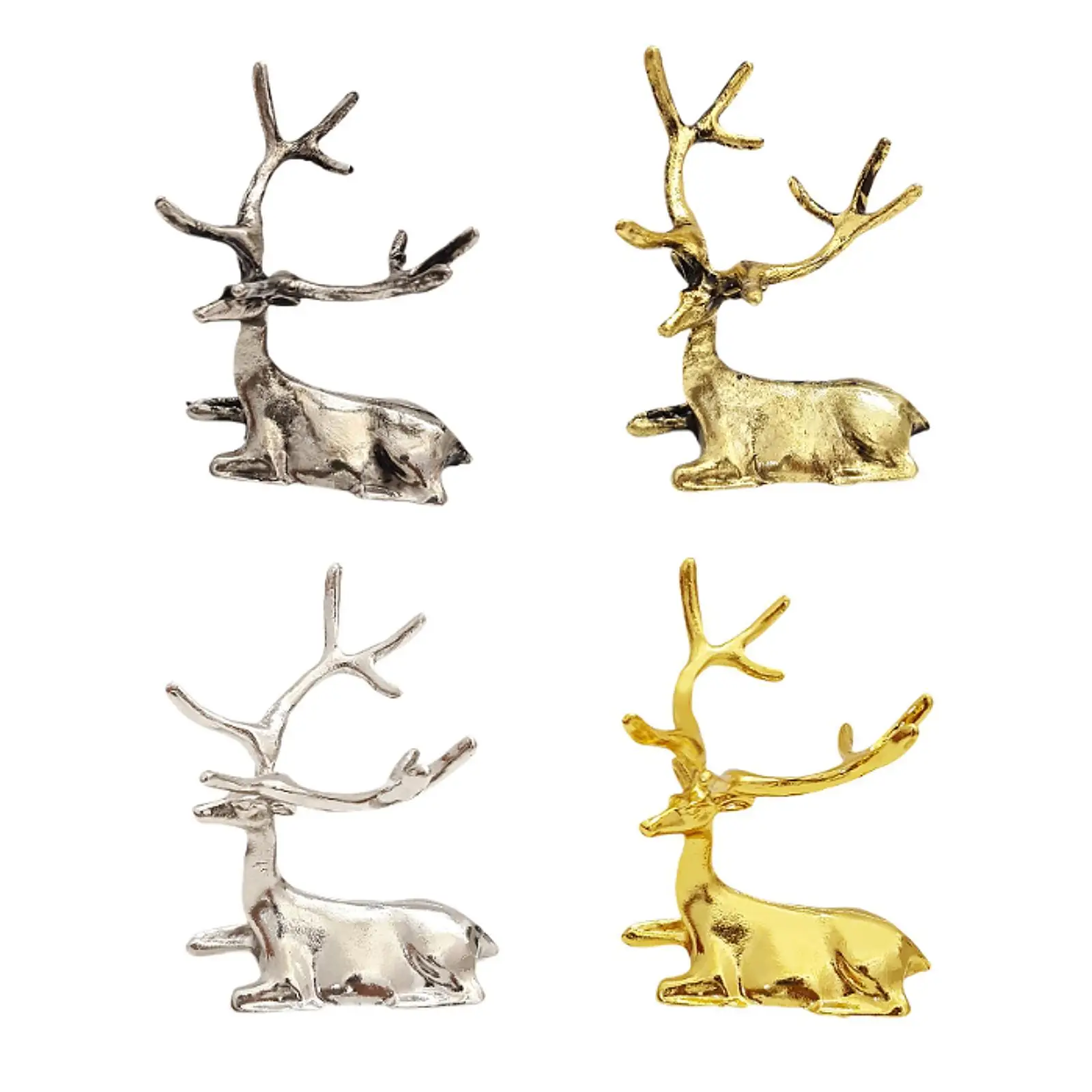 Deer Sculpture Craft Collection Table Centerpiece Gifts Decors Animal Statue