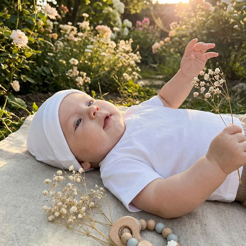 Baby Boys Summer T-shirt 1M-3Y Comfortable Girls Tops Thin Loose Toddler White Tee Versatile Infant Clothes