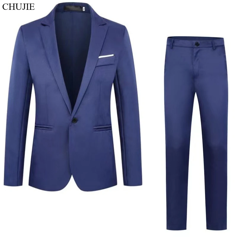 

Suits For Men Elegant Wedding 2 Pieces 3 Set Jackets Vest Pants Blazers Fashion Classic Full Outfit 2025 Formal Costume