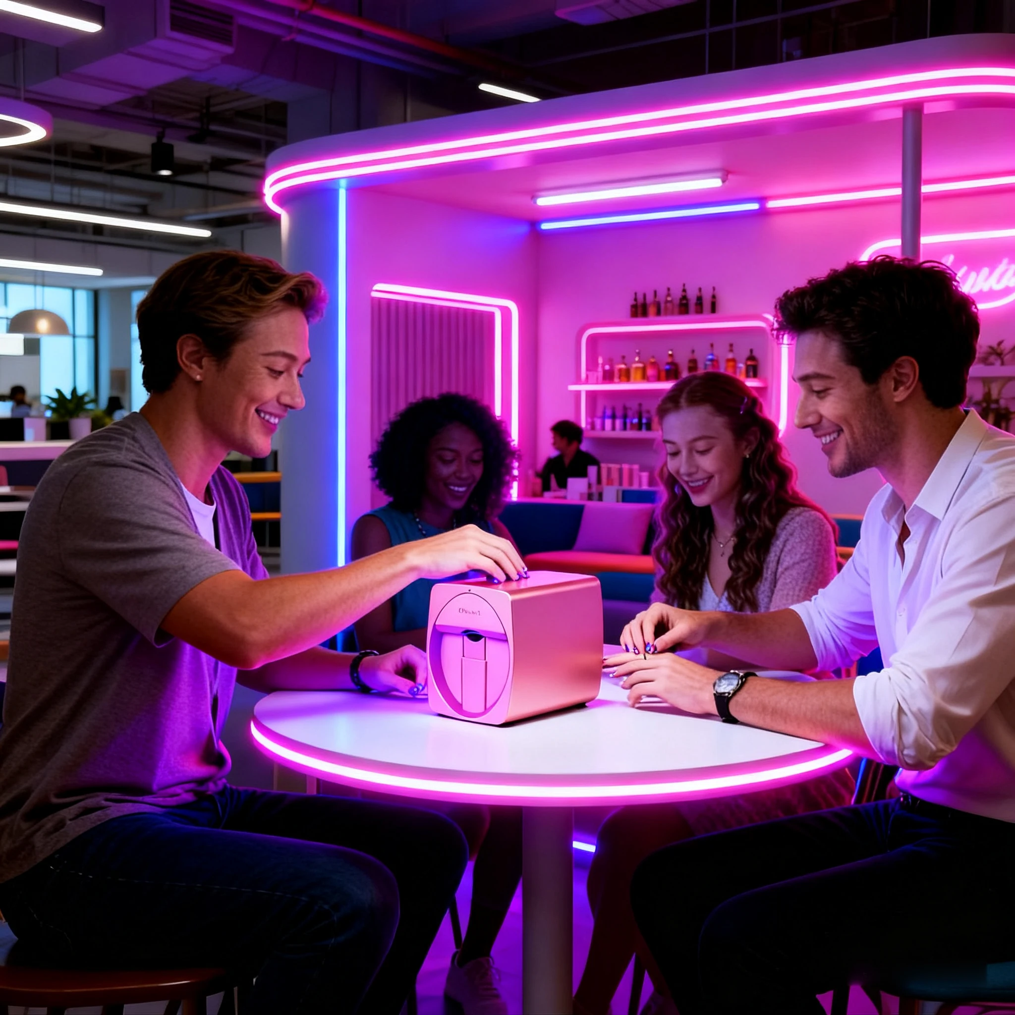 

Беспроводной 3D-принтер для дизайна ногтей. Печать конструкций через мобильное приложение с HD-разъемом 2400 точек на дюйм. Идеальная простая в использовании машина для домашнего салона.