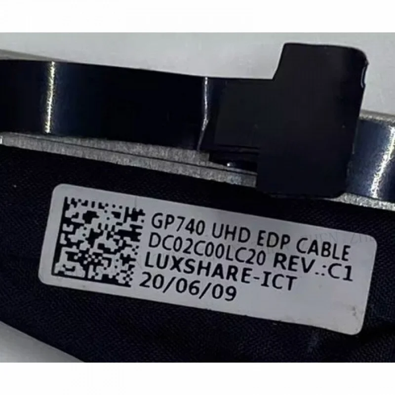 Y para Lenovo Thinkpad P17 Gen 1 4K LVDS Cable de pantalla DC02C00LC20 Cable de conexión
