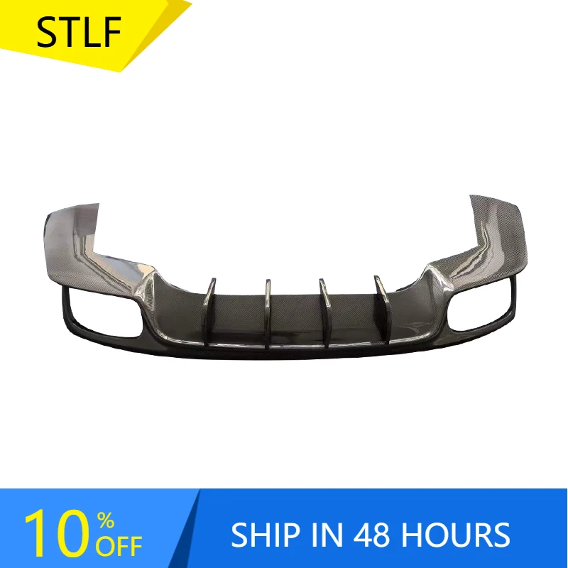 

STLFRear Lip Bumper Carbon Fiber Upgrade with New Condition and Fog Light Cut-Outs for PAG 2017-2021 971 Model