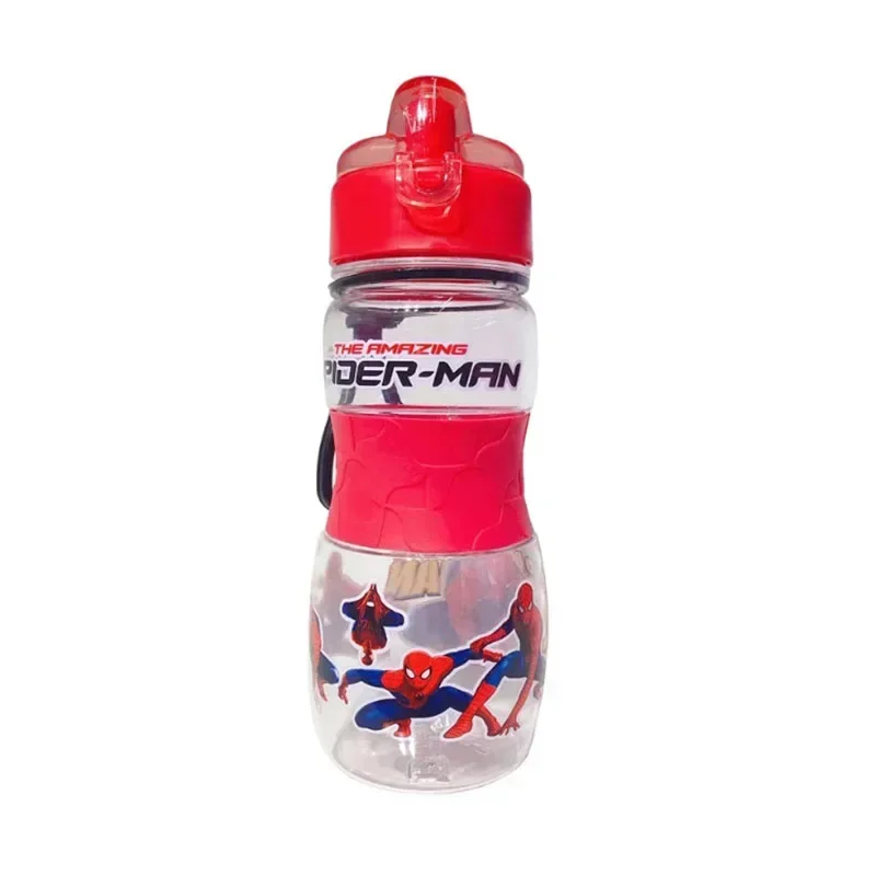 Disney Cartoon Frozen Cars Marvel Spiderman Kids Water Sippy Cup Creative Baby Feeding Cups with Straws Outdoor Portable Bottles