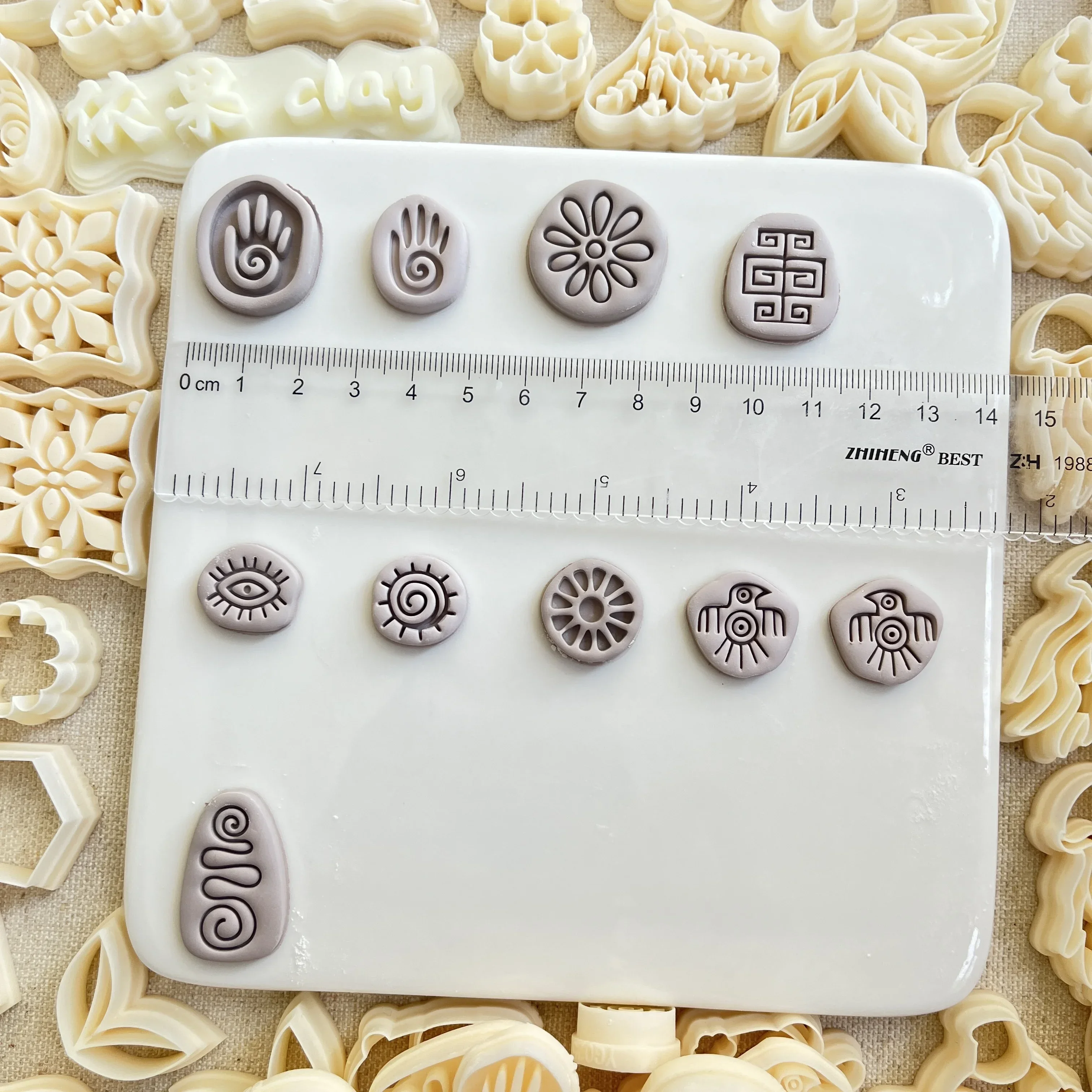 High-precision Unique Exotic Original Symbol Shaped Clay Molds Cutting Molds For DIY Earrings Jewelry Ornaments Handmade Tools