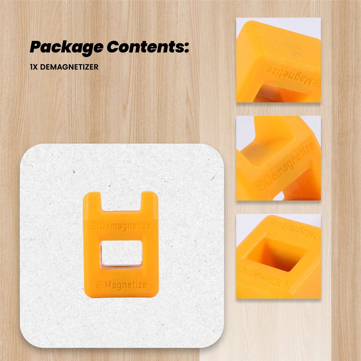 Trending Now Screwdriver Magnetizer Degaussing Demagnetizer Magnetic Practical Pick Up Tool Color:Yellow