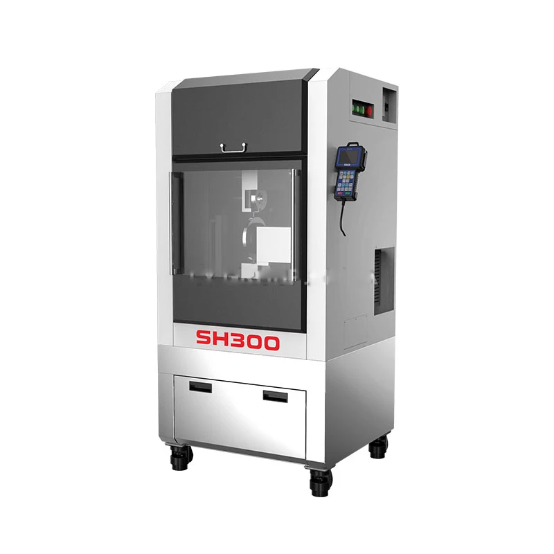 LY SH300-Mini Professional Automatic Irregular Gem Stone Stone and Other Hard Material Cutting Machine Maximum Thickness 140mm