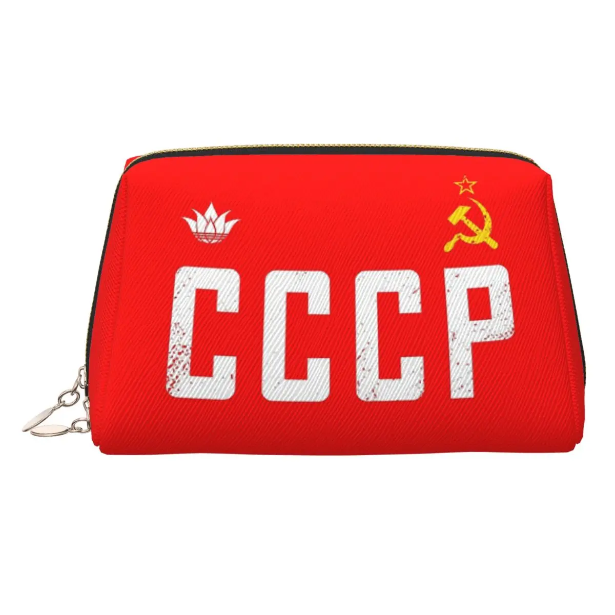 

СССР молоток и серп CCCP русский Советский флаг женские косметички дорожный органайзер для макияжа сумка для хранения туалетных принадлежностей Dopp Kit Box