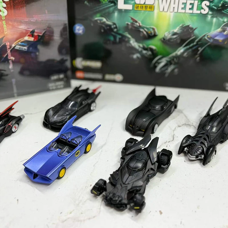 New Blokees Wheels 1 64 Batmobile E02 Batman Car DC Dark Knight Assembly Action Figure Model Toy Gift - view 2