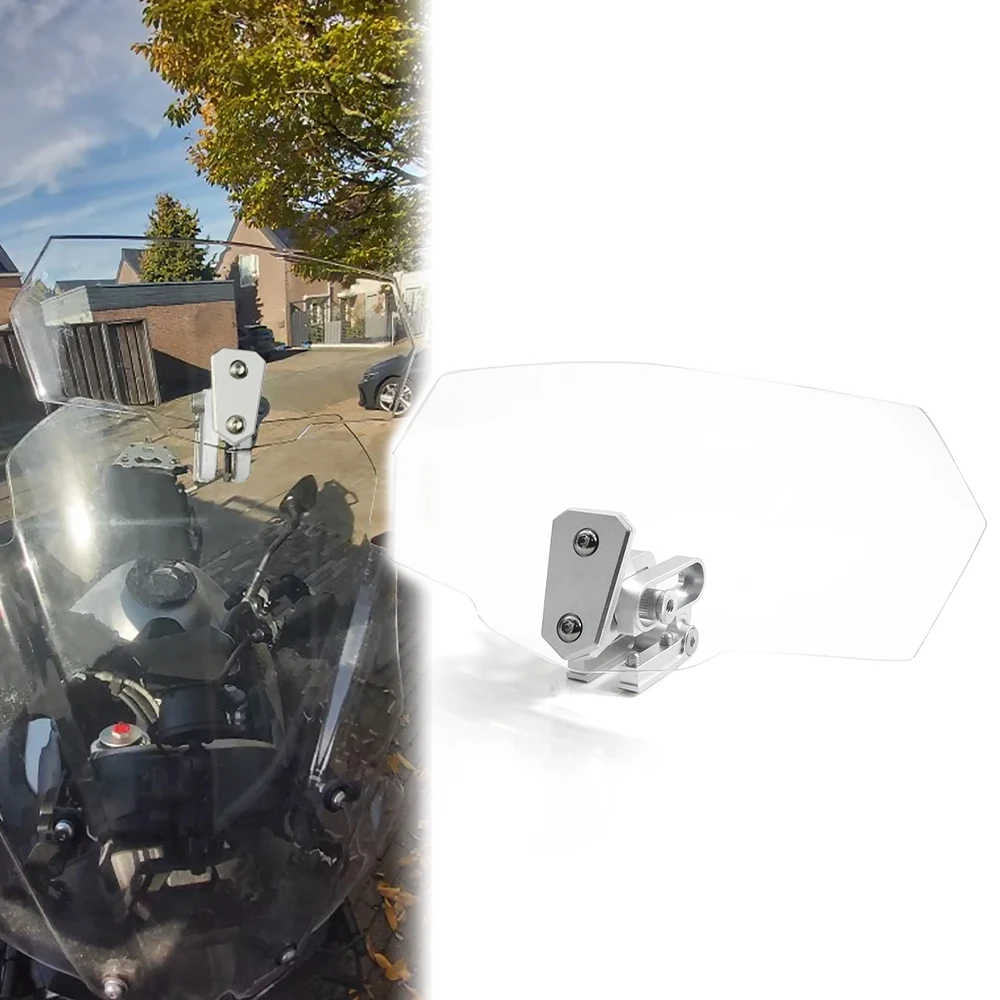 

Fit For Triumph Tiger 800 XC/XCX/XR Tiger 900 Tiger 1050 Sport Tiger 955i Clips Windshield Windscreen Extend Spoiler