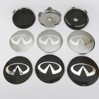 For Infiniti Car Wheel Hub Center Cap Badge Covers Emblem Sticker Styling Accessories 4pcs 56mm 60mm 65mm 68mm