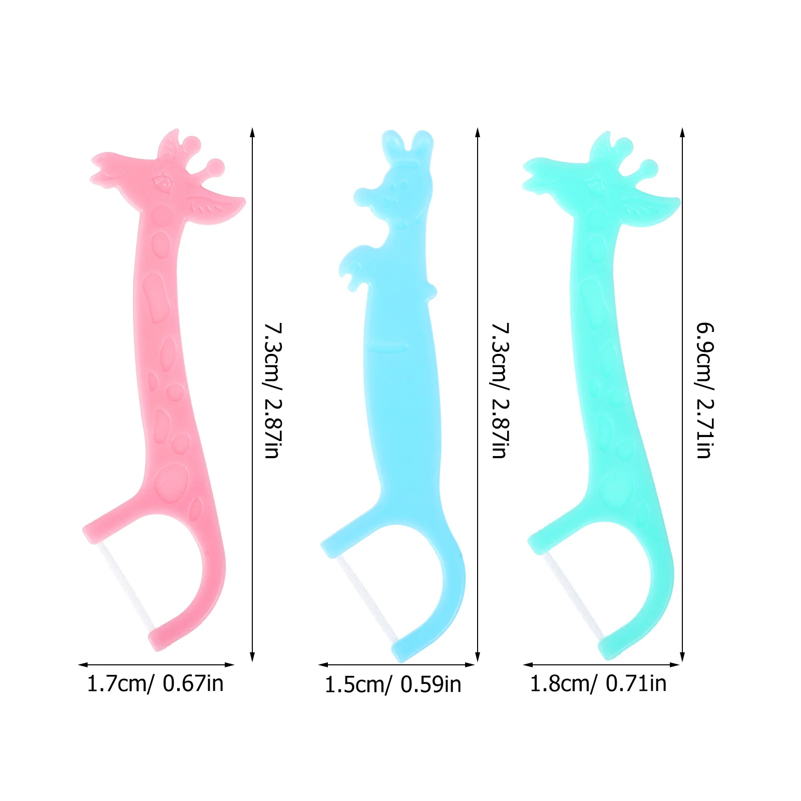 4 Dozen Floss Picks Tandzijde Sticks Voor Kinderen Draagbare Tanden Reinigen Gereedschap Plastic Flossers Huishoudelijke Mondverzorging Levert