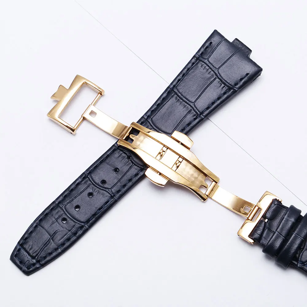 

Мужской ремешок из натуральной кожи для Vacheron Constantin 4500V 5500V 47040, ремешок для часов, ремешок для наручных часов 7 мм