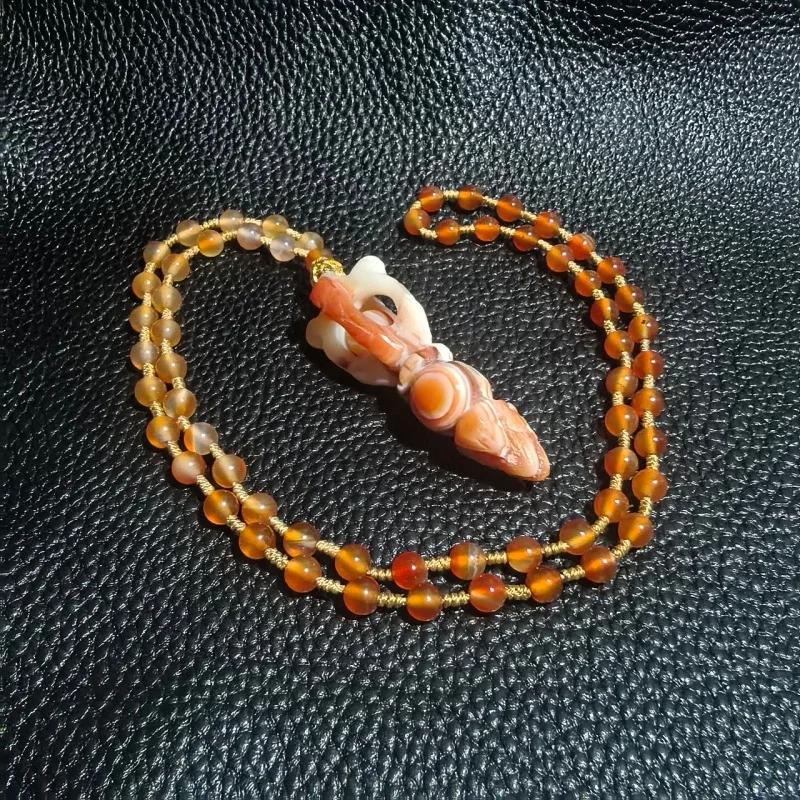 

Тибетский красный/белый оникс, резьба по камню, небесное глаз, ваджра, колышек, тотемный амулет, Дзи, бусины, кулон, ожерелье, ювелирные изделия, бесплатная доставка