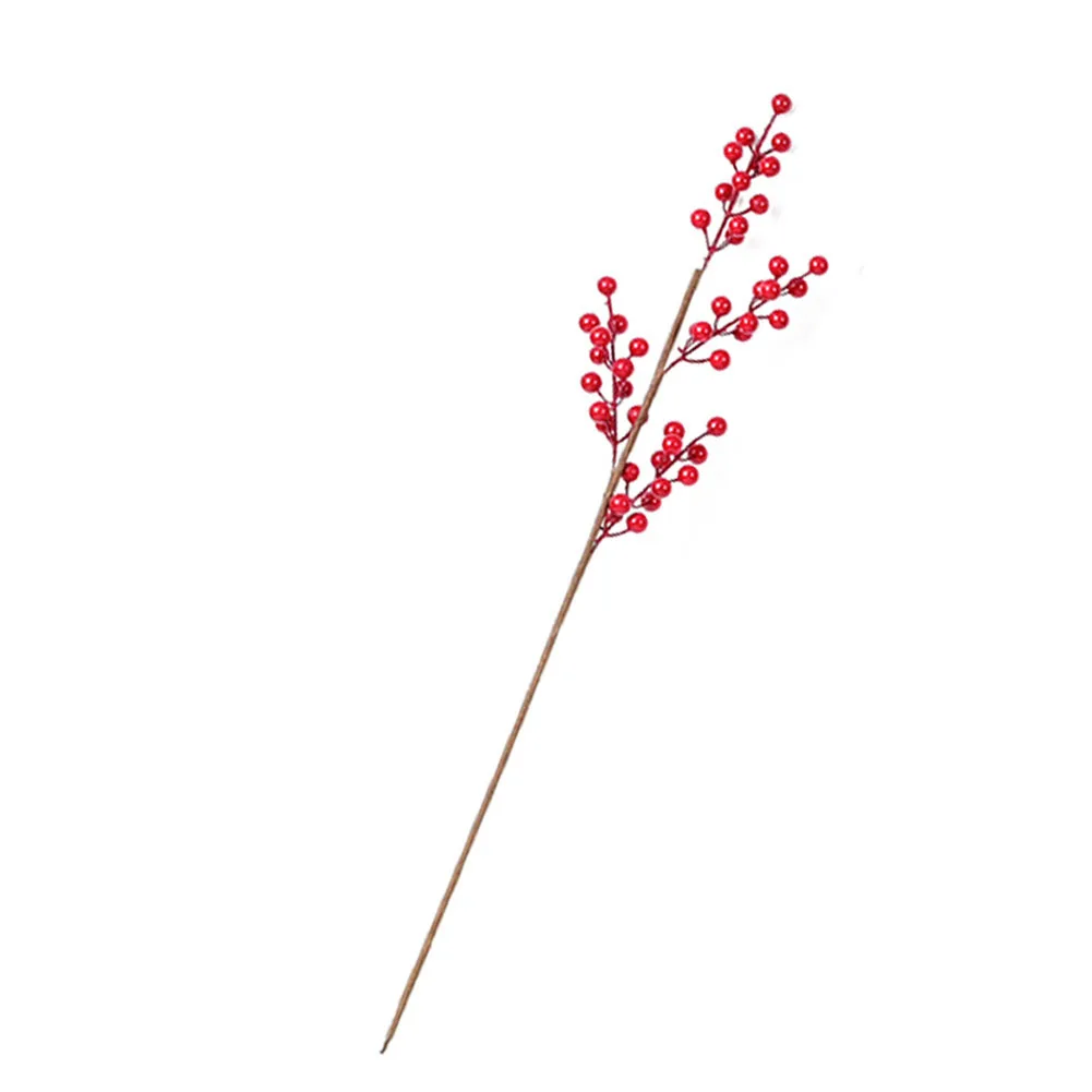 Beautiful Artificial Berries Fake Flower 1 Bunch 60/70cm Accessories Artificial Decor Red Color Flower Arrangement