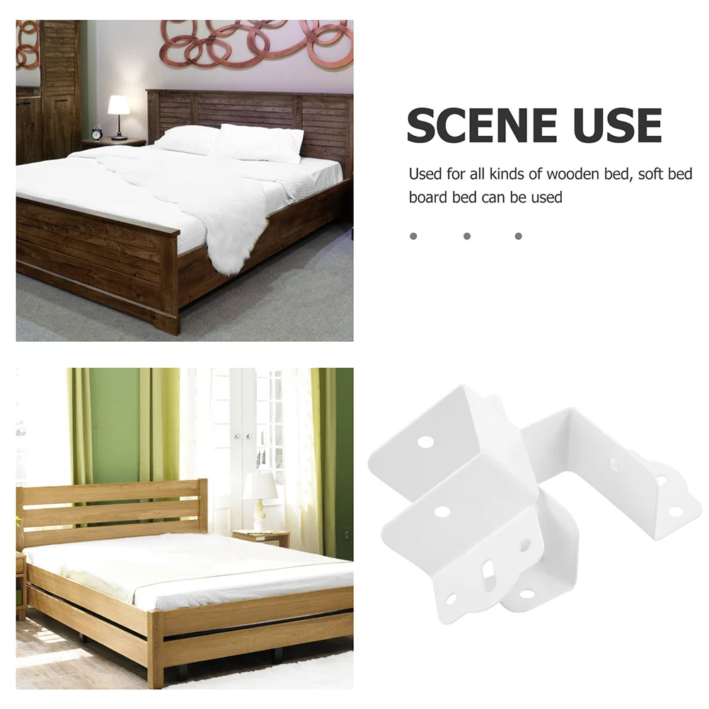 

16Pcs Bed Rail Fasteners Heavy Duty Hardware Easy Install Versatile Compatibility Thickened Hinge Buckle Bed Rail Bracket