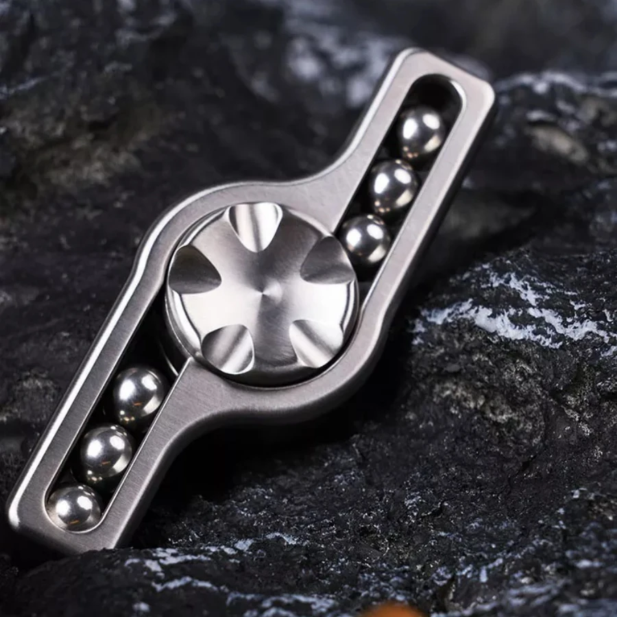EDC Fidget Slider PEI RVS Tol Gyro Gyroscoop Spinner Anti Stress Zintuiglijke ADHD Focus Speelgoed Magnetisch Stil